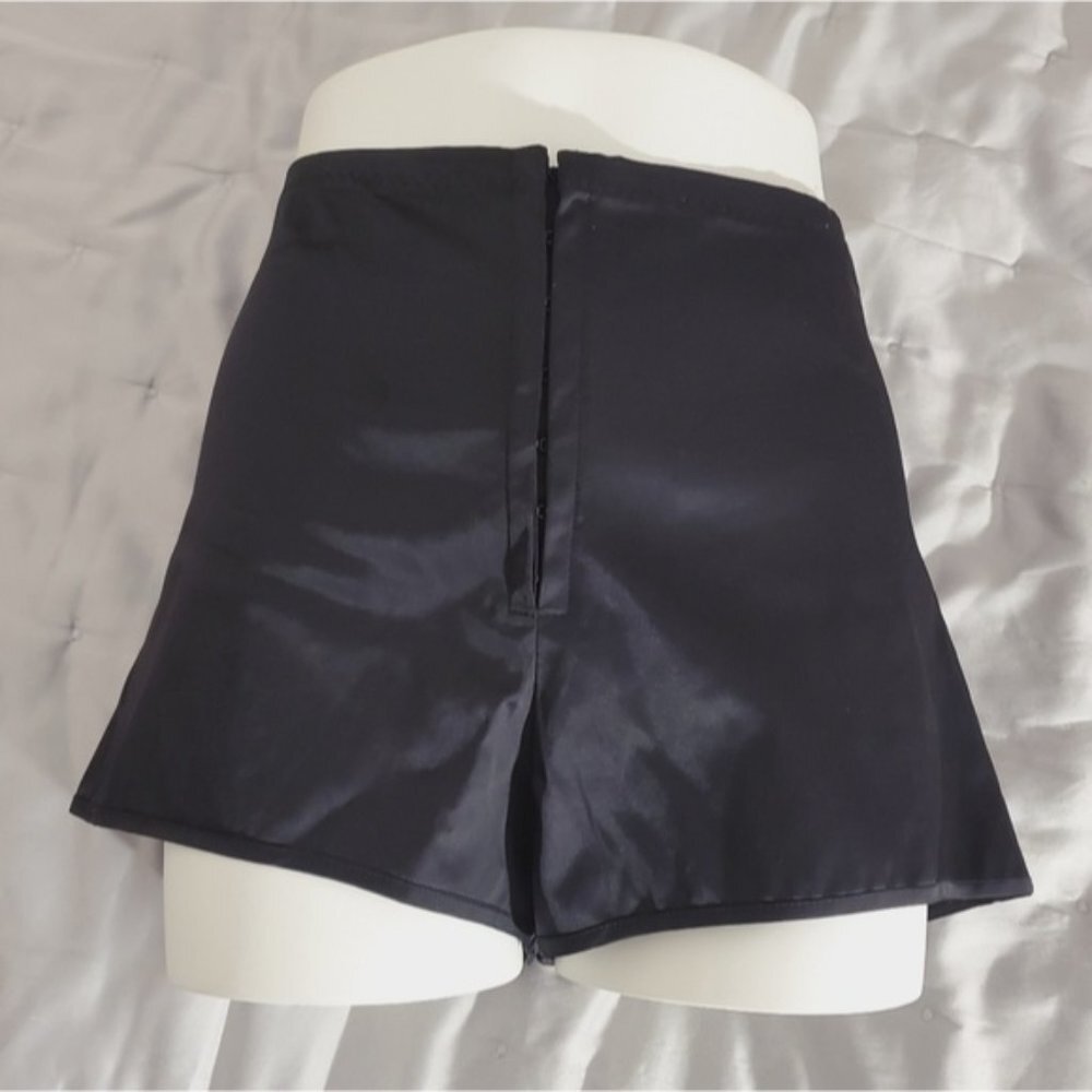 Retro Pinup Highwaisted Satin Shorts By ZARA